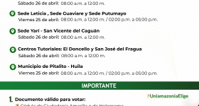 Información Importante - Convocatoria Electoral No. 01 de 2025 